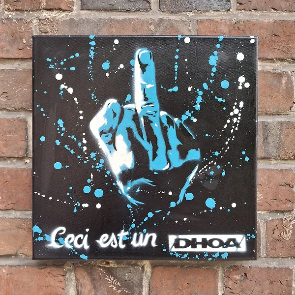 Toile DHOA d’honneur bleu