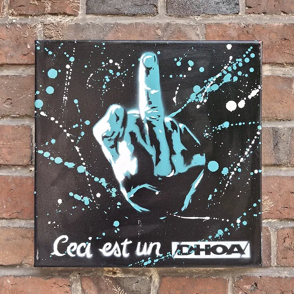 Toile DHOA d’honneur bleu